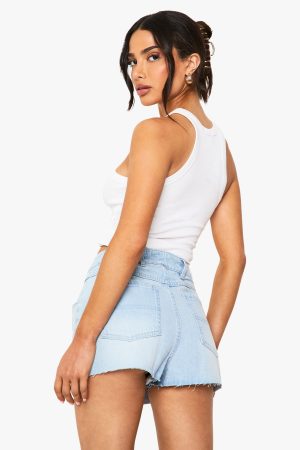Petite Denim Mini Short