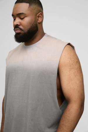 Plus Regular Fit Short Sleeve Linen Shirt