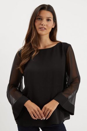Chiffon Top Overlay