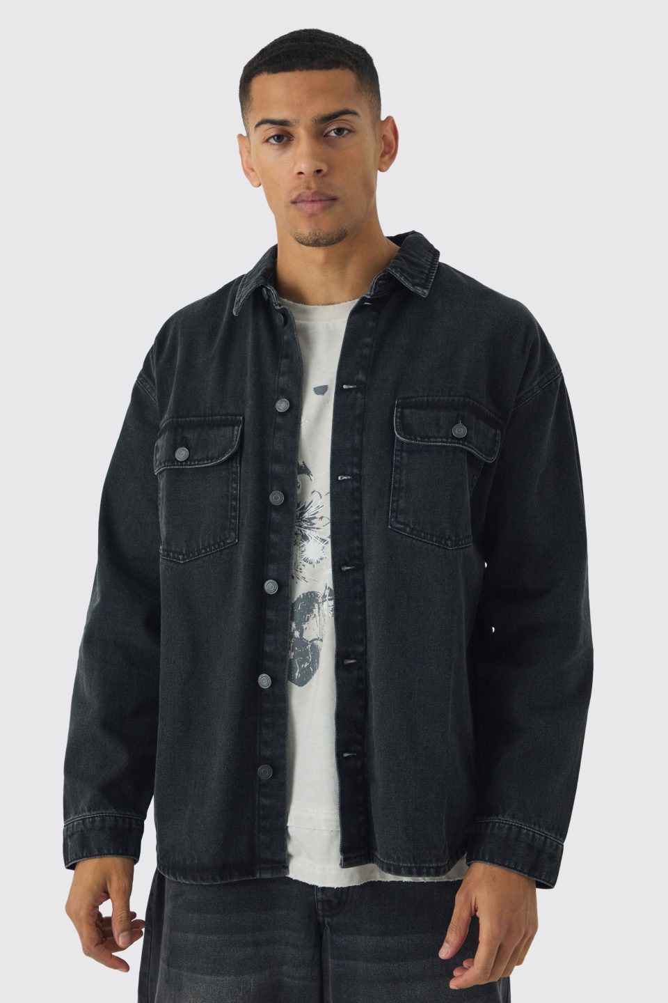Oversized Denim Shirt
