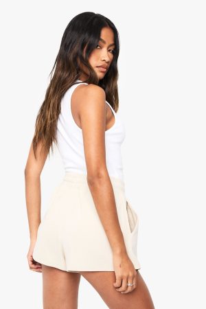 Boohoo Basics Rib Flippy Short