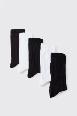 5 Mix Plain Sport Socks