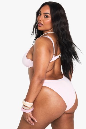 PLUS BRODERIE UNDERWIRE BIKINI SET