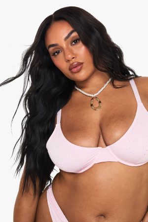 PLUS BRODERIE UNDERWIRE BIKINI SET