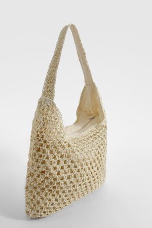 Slouchy Straw Beach Bag