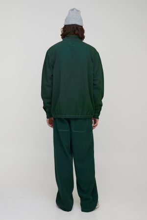 Tall L’Homme Contrast Stitch Relaxed Fit Twill Track Jacket