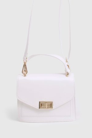 Structured Patent Cross Body Bag
