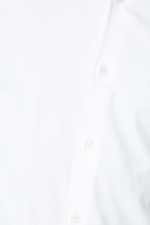 White Skinny Fit Long Sleeve Easy Iron Shirt