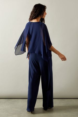 Occasion Hotfix Overlay Jumpsuit