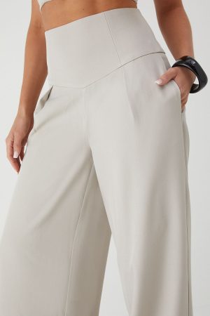 Corset High Waist Wide Leg Trousers
