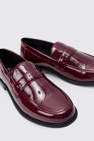 Patent Pu Loafers
