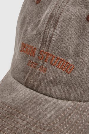 DSGN Studio Embroidered Washed Cap