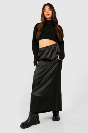 Maxi Satin Skirt