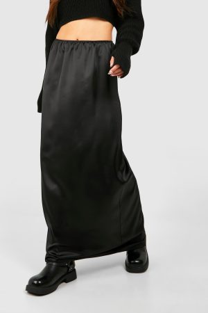 Maxi Satin Skirt