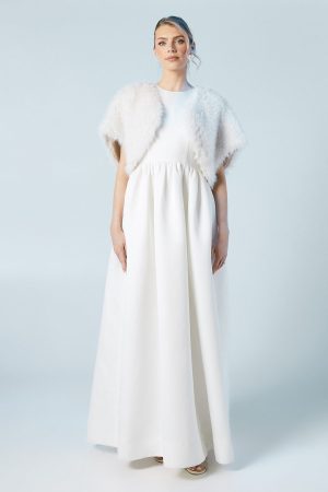 Faux Fur Shrug