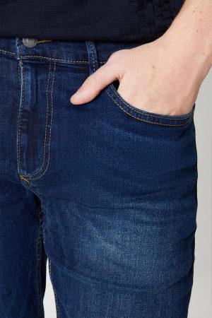 Super Skinny Mid Blue Jeans
