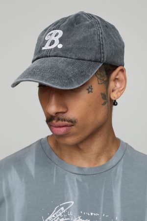 B Embroidered Cap