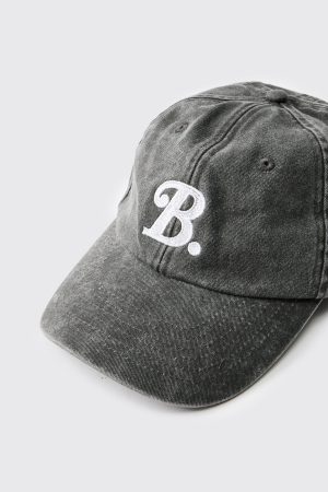 B Embroidered Cap