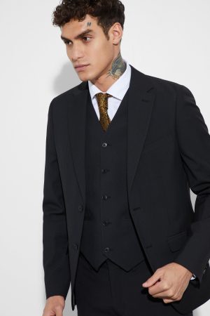 Slim Single Breasted Suit Jacket