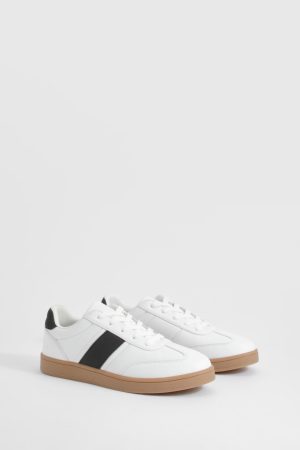 Gum Sole Stripe Trainers