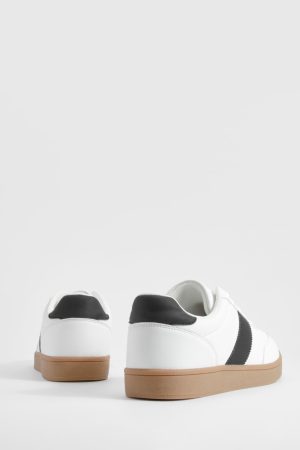 Gum Sole Stripe Trainers