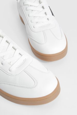 Gum Sole Stripe Trainers