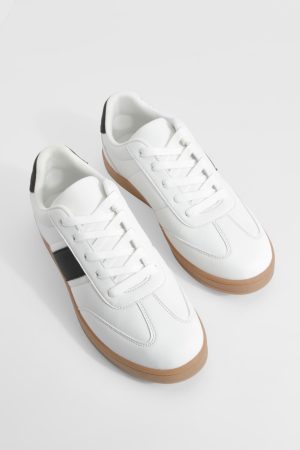 Gum Sole Stripe Trainers