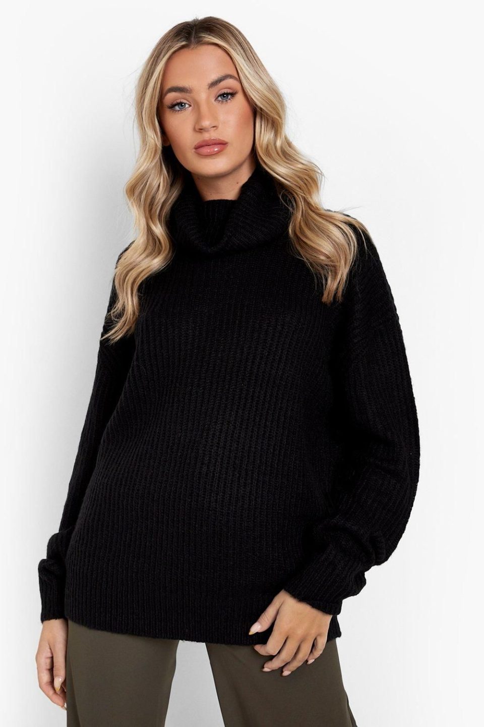 Oversized Roll Neck Jumper