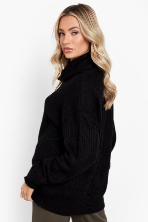 Oversized Roll Neck Jumper