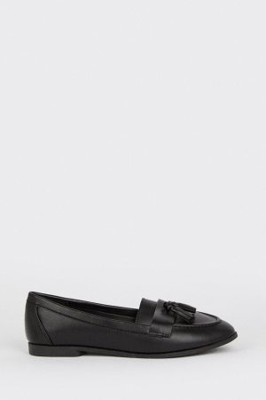 Wide Fit Lennie Tassel Loafers
