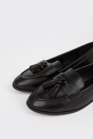 Wide Fit Lennie Tassel Loafers
