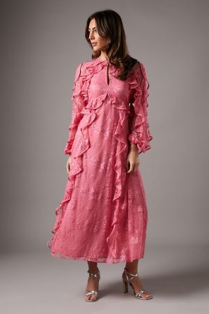 Lace Ruffle Dress