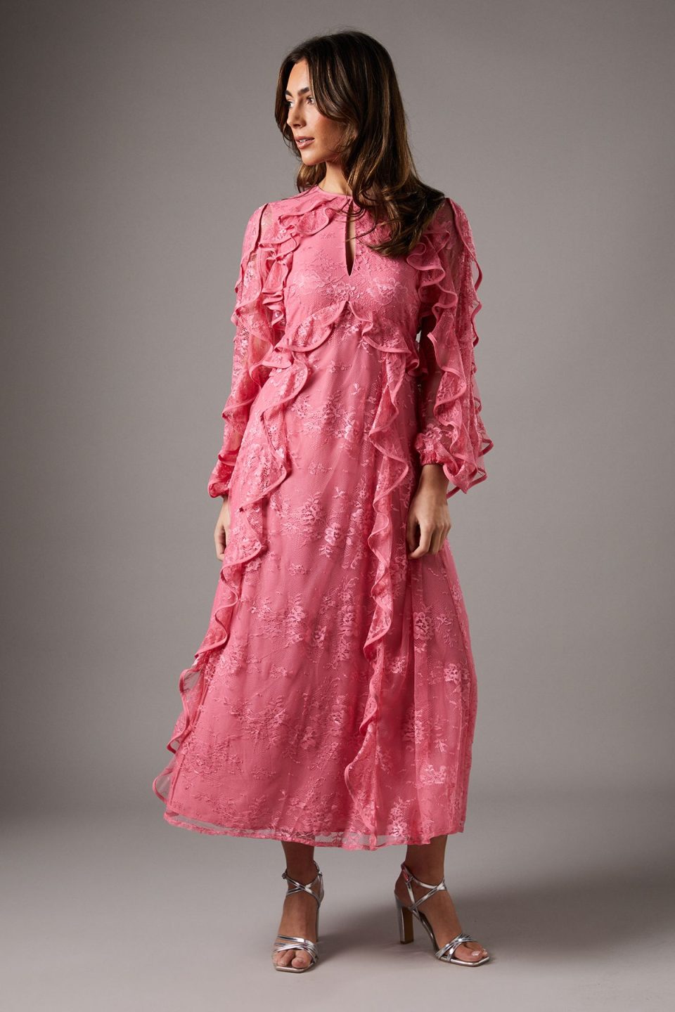 Lace Ruffle Dress