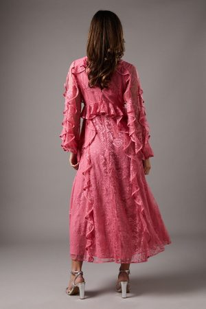 Lace Ruffle Dress