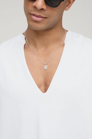 Oversized Boxy Deep V Neck T-Shirt