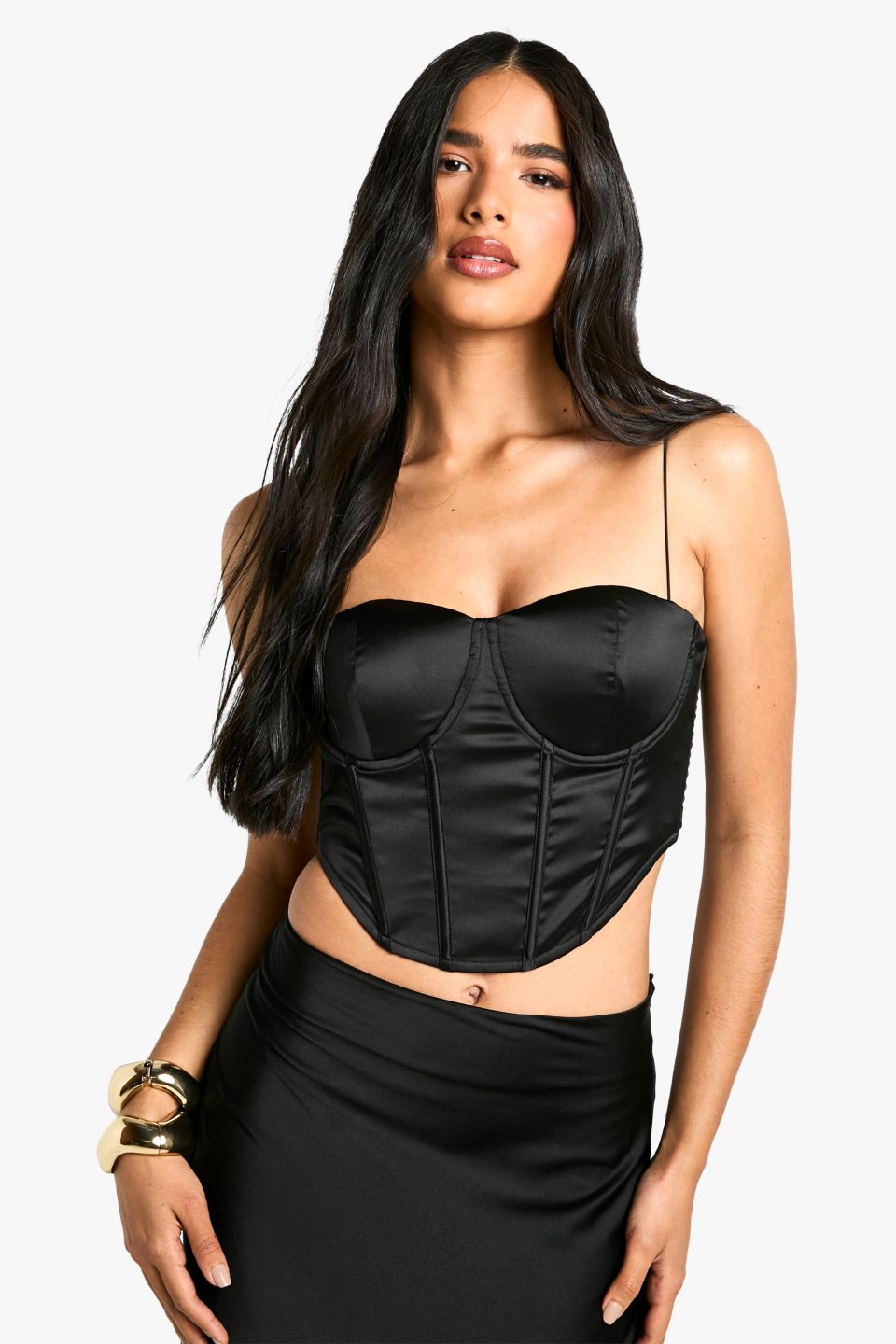 Strappy Satin Corset