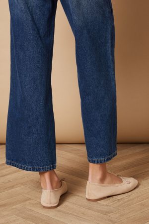 Mariselle Faux Suede Soft Ballet Pumps