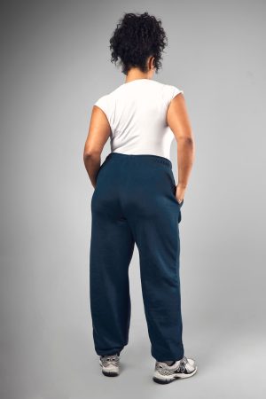 Plus DSGN Studio Embroidered Cuffed Oversized Jogger