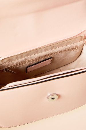 Milan Faux Leather Crossbody Saddle Bag