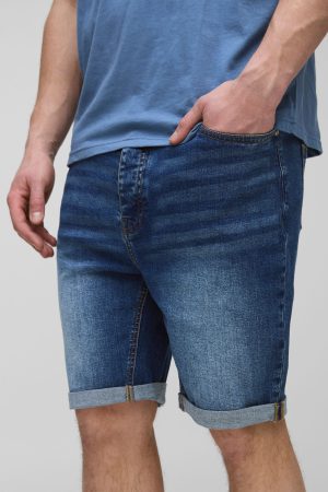 Tall Skinny Stretch Denim Shorts