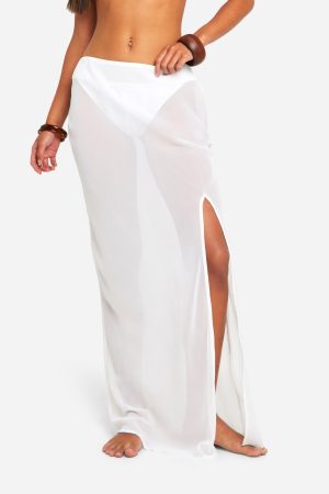 Chiffon Beach Maxi Skirt