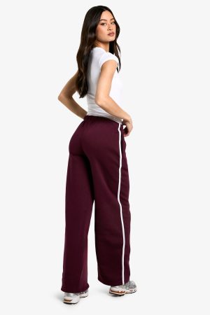 Tall Side Stripe Wide Leg Joggers