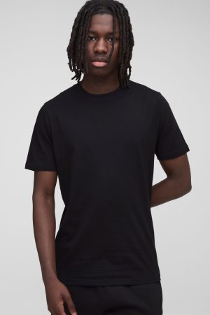 Basic Slim Fit Crew Neck T-Shirt