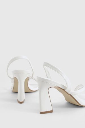 Asymmetric Flared Heels