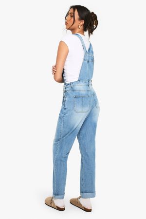 Boyfriend Denim Dungarees