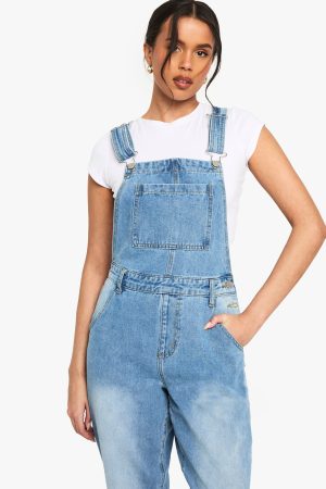 Boyfriend Denim Dungarees