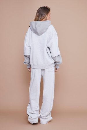 Relaxed Fit Side Pleat Heavyweight Jogger
