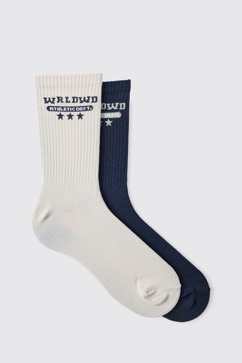 Multi 2 Pack Worldwide Star Sport Socks