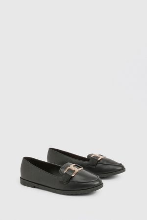 Statement Hardware Detail Basic Loafers