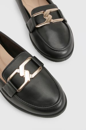 Statement Hardware Detail Basic Loafers